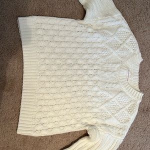 Aeropostale sweater-color white- size-XS